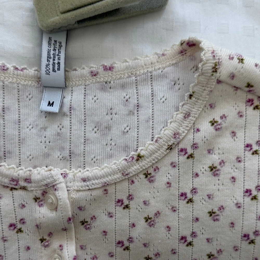 Cou Cou Intimates - English Rose - Cropped Cardi - Medium - Like New! - Picture 9 of 11